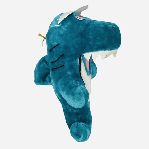 RARE VTG Prestigious Toy 17" Blue Shark Visor Plush Carnival Toy Riverside CA - Picture 5 of 12
